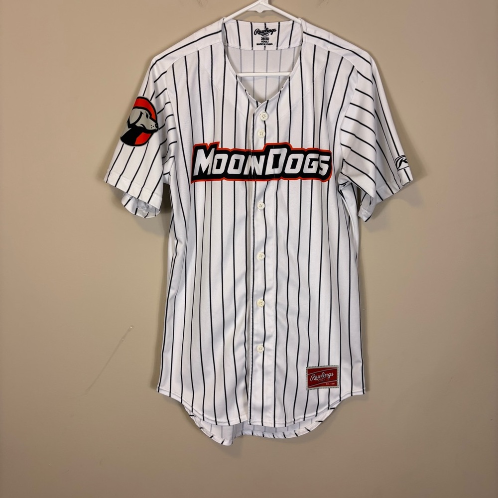 Mankato‎ Moondogs Baseball Men's Striped Baseball Jersey Small